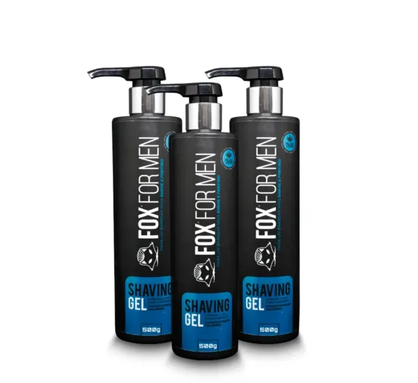 Shaving Gel De Barbear 500g - 3 Unidades Shaving Gel De Barbear 500g - 3 Unidades