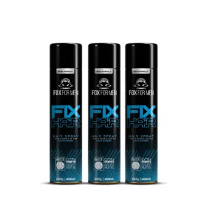 Laquê Hair Spray Fox For Men 400ml/280g Extra Forte Caixa Com 3 Unidades