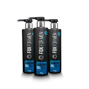 Shaving Gel De Barbear 1kg - 3 Unidades
