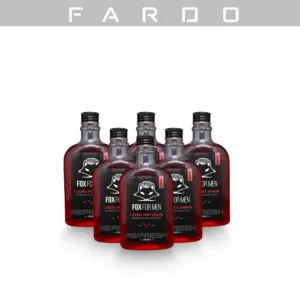 LOÇÃO PÓS BARBA 240ML FERRARI BLACK 6 UNIDADES - FOX FOR MEN