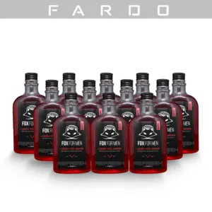 LOÇÃO PÓS BARBA 240ML FERRARI BLACK 12 UNIDADES - FOX FOR MEN