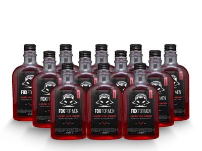 LOÇÃO PÓS BARBA 240ML FERRARI BLACK 12 UNIDADES - FOX FOR MEN