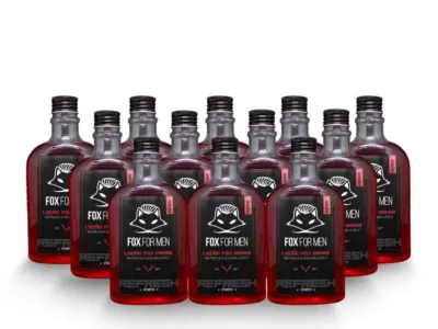 LOÇÃO PÓS BARBA 240ML FERRARI BLACK 12 UNIDADES - FOX FOR MEN
