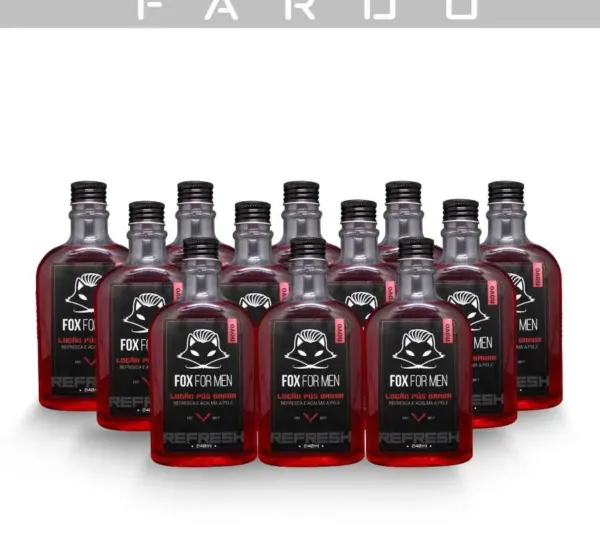 LOÇÃO PÓS BARBA 240ML FERRARI BLACK 12 UNIDADES - FOX FOR MEN LOÇÃO PÓS BARBA 240ML FERRARI BLACK 12 UNIDADES - FOX FOR MEN