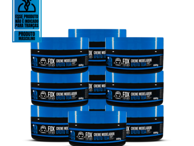 CREME-MOD-EFEITO-TEIA-80G-10 Creme modelador Efeito Teia 80g - Fox For Men - 36 Unidades