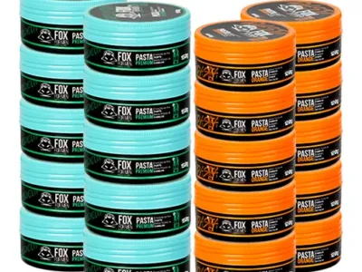 KIT PASTAS 10 PREMIUM 150G E 10 ORANGE 120G – FOX FOR MEN KIT PASTAS 10 PREMIUM 150G E 10 ORANGE 120G - FOX FOR MEN