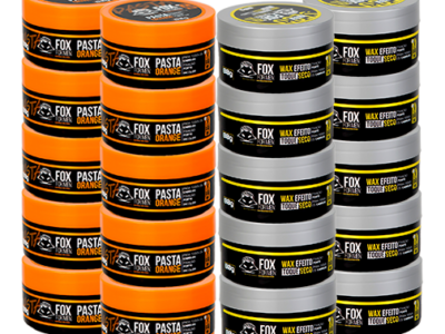 Combo 8 KIT 10 PASTAS ORANGE 80G 10 PASTAS EFEITO SECO 80G - FOX FOR MEN