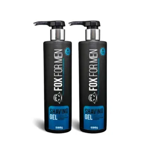 Shaving Gel De Barbear 500g - 2 Unidades