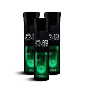 Creme Pré Barba Fox For Men 250g Esfoliante - 3 Unidades