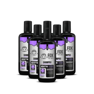 SHAMPOO MATIZADOR WHITE HAIR 240ml - 6 UNIDADES - FOX FOR MEN