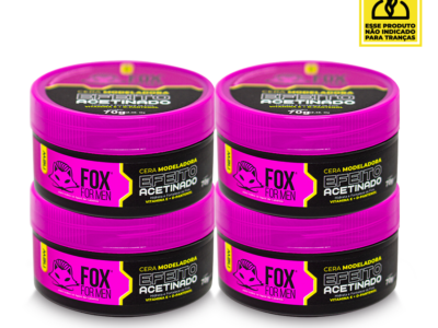 Cera Modeladora Efeito Acetinado - 70g - 4 unidades