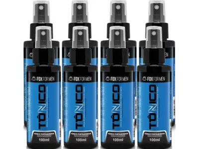 Tônico Capilar e Barba - 100ml - 8 unidades