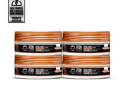 CERA-HAIR-CARAMELO-4 Cera Hair Caramelo 130g - 4 Unidades