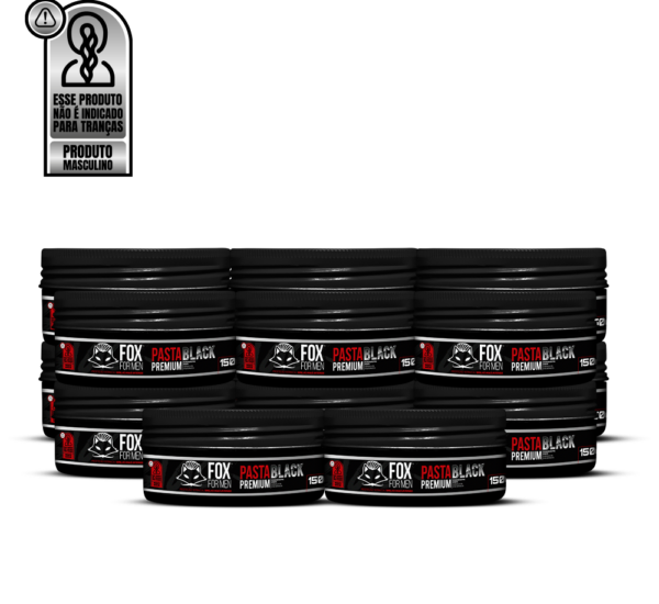 Pasta Black 150g - 14 Unidades - FOX FOR MEN