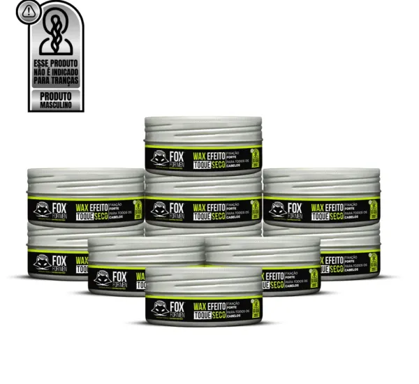 Wax Efeito Toque Seco 120g - 10 Unidades Wax Efeito Toque Seco 120g - 10 Unidades