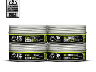 TOQUE-SECO–4 Wax Efeito Toque Seco 120g - 4 Unidades