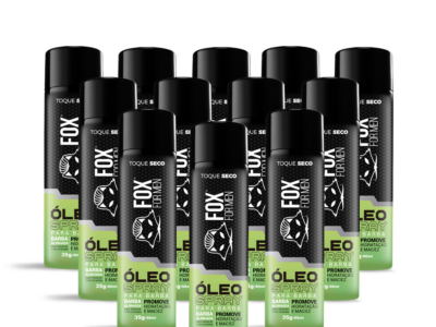 ÓLEO PARA BARBA SPRAY 60ML 12 UNIDADES - FOX FOR MEN