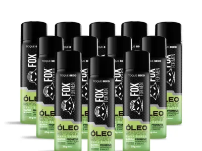 ÓLEO PARA BARBA SPRAY 60ML 12 UNIDADES - FOX FOR MEN