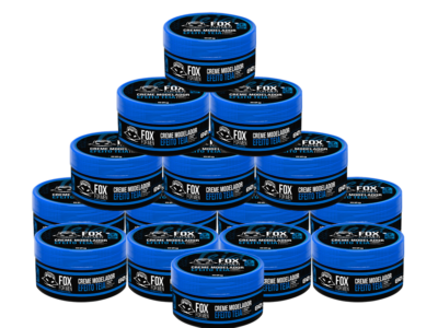 Creme modelador Efeito Teia 80g - Fox For Men - 15 Unidades
