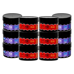 KIT 06 GEL CERA 06 GEL COLA BLACK 300G