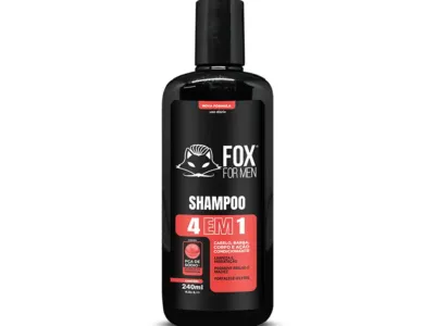 SHAMPOO 4 EM 1 240ML - FOX FOR MEN