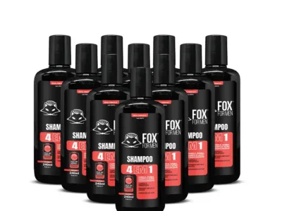SHAMPOO 4 EM 1 240ML - FOX FOR MEN - 10 UNIDADES