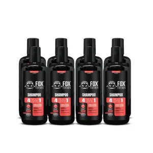 SHAMPOO 4 EM 1 240ML - FOX FOR MEN - 8 UNIDADES