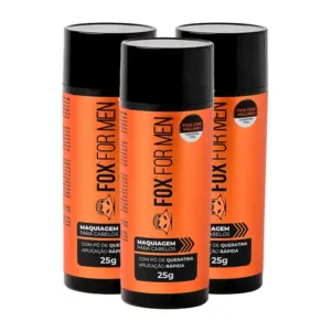 MAQUIAGEM CAPILAR CASTANHO 25g - 3 UNID