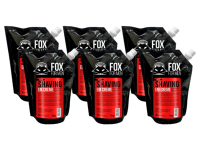 REFIL SHAVING CREME 1KG - 6 UNIDADES