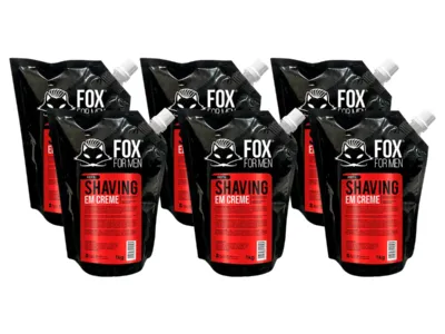 REFIL SHAVING CREME 1KG - 6 UNIDADES