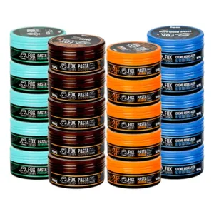 KIT PASTAS EFEITO BRILHO ATACADO 20 UNIDADES - FOX FOR MEN