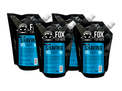 REFIL SHAVING GEL 1KG - 4 UNIDADES