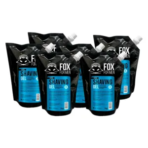 REFIL SHAVING GEL 1KG - 6 UNIDADES