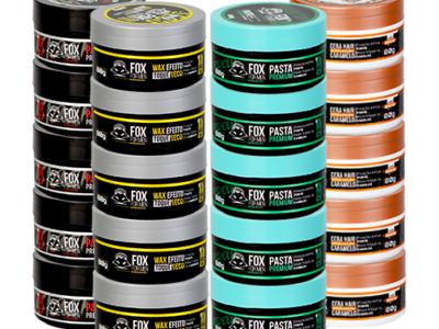 Combo 5.4 KIT 20 PASTAS MODELADORAS - 5 Black + 5 Toque Seco + Premium + 5 Caramelo