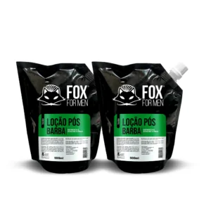 REFIL LOCAO POS BARBA 500ML (VERDE) - 02 UNIDADES
