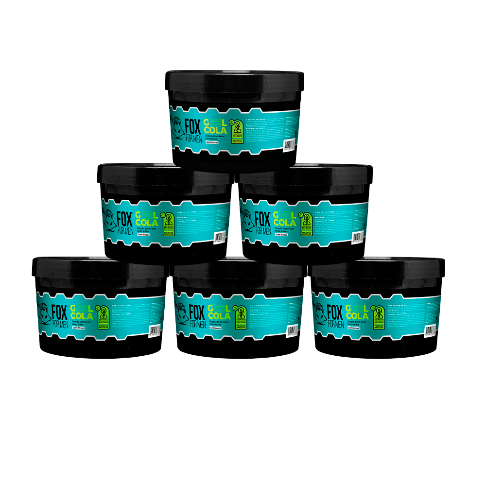 Gel Cola 600g Com 6 Unidades - FOX FOR MEN