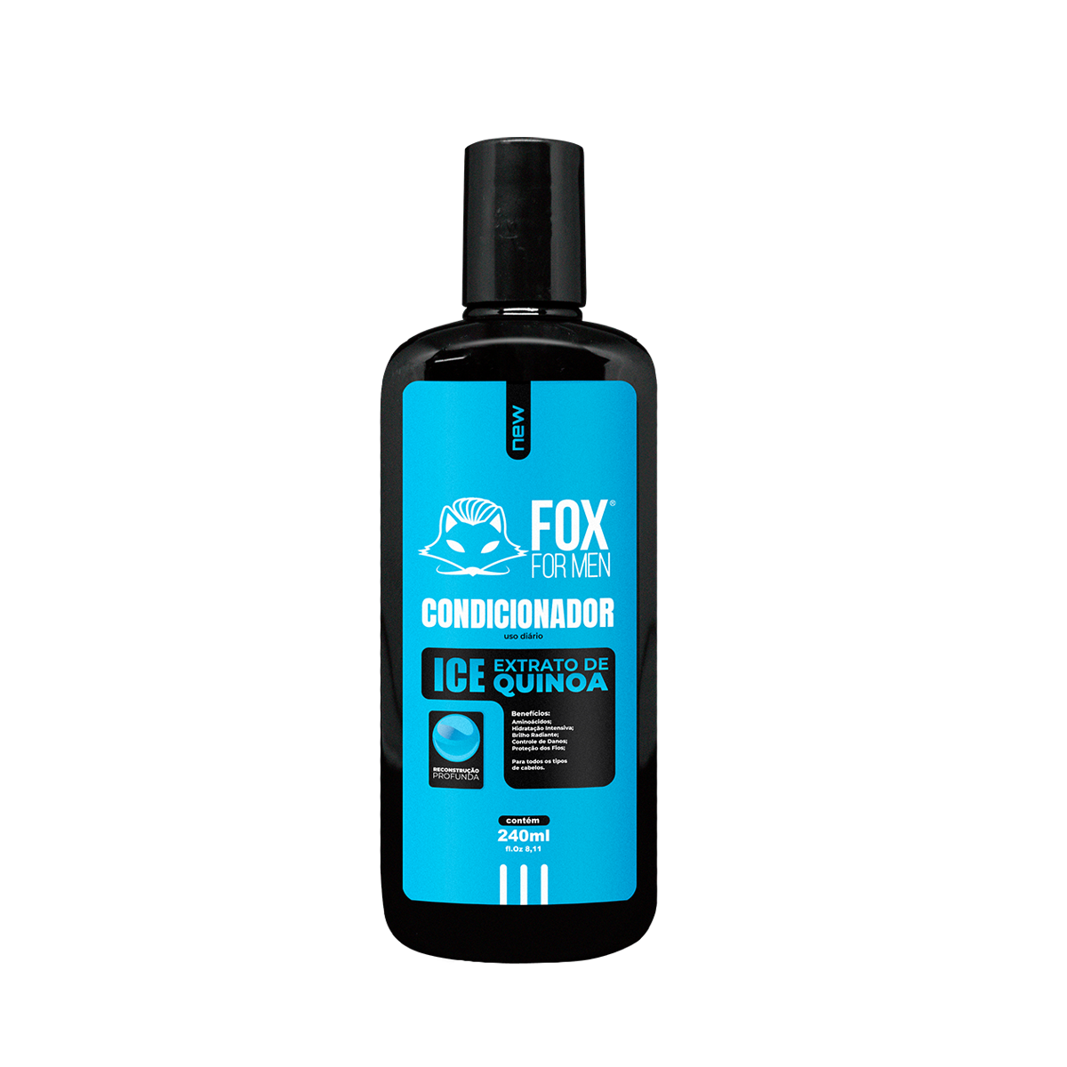 CONDICIONADOR ICE 240ML - FOX FOR MEN - FOX FOR MEN