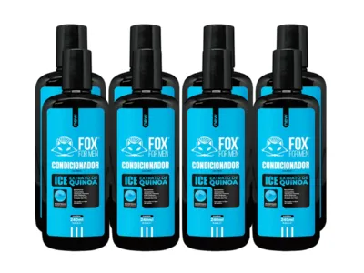 CONDICIONADOR ICE 240ML - FOX FOR MEN - 8 UNIDADES