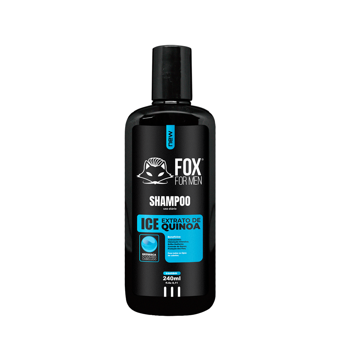 ❤️のすけ❤️SHAMPOO&FIERTE MDローション SHAMPOO ICE 240ML - FOX FOR MEN - FOX FOR MEN