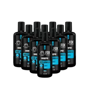 SHAMPOO ICE 240ML – FOX FOR MEN – 10 UNIDADES SHAMPOO ICE 240ML - FOX FOR MEN - 10 UNIDADES