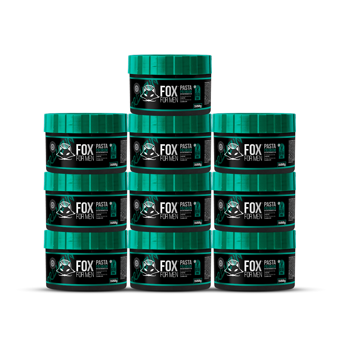 Pasta Premium 300g - 10 Unidades - FOX FOR MEN