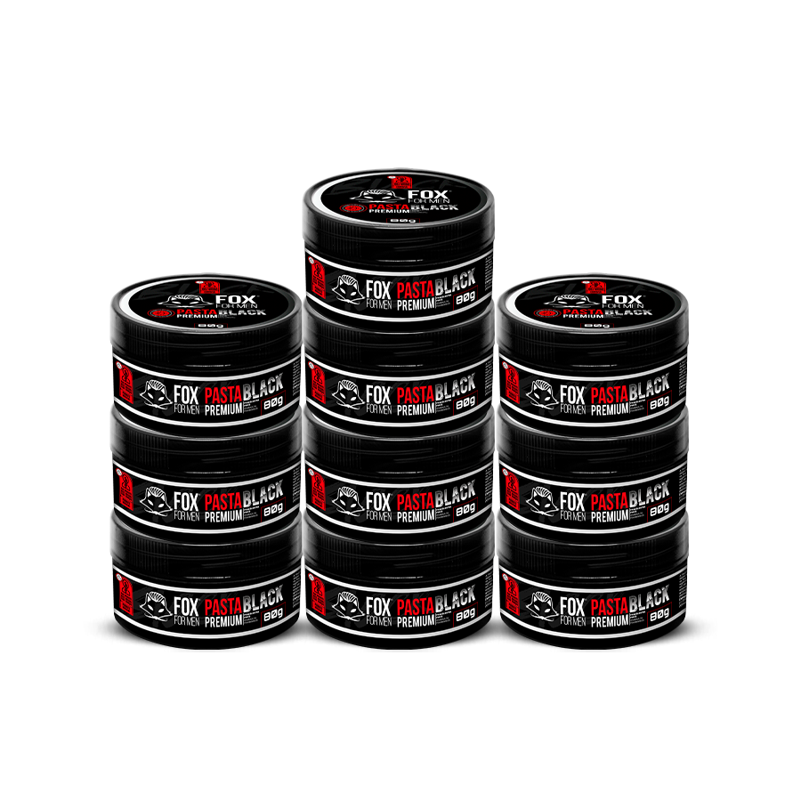 Pasta Black 80g - Fox For Men - 15 Unidades - FOX FOR MEN