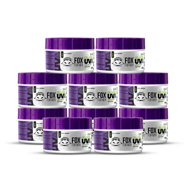 GEL CERA UVA FOX FOR MEN 300G -10 UNIDADES GEL CERA UVA FOX FOR MEN 300G -10 UNIDADES