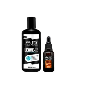 LEAVE IN E ÓLEO EM GOTAS PARA BARBA CONTROLE DE FRIZZ E HIDRTAÇÃO