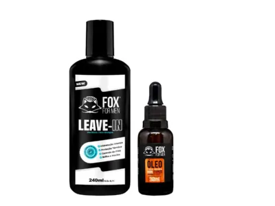 LEAVE IN E ÓLEO EM GOTAS PARA BARBA CONTROLE DE FRIZZ E HIDRTAÇÃO