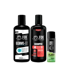 SHAMPOO 4 EM 1 + LEAVE IN E OLEO SPRAY