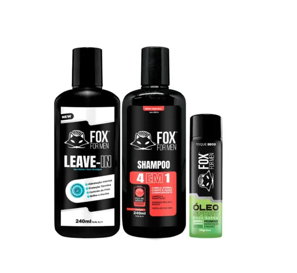 SHAMPOO 4 EM 1 + LEAVE IN E OLEO SPRAY SHAMPOO 4 EM 1 + LEAVE IN E OLEO SPRAY