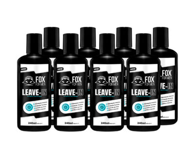 LEAVE IN 240ML FOX FOR MEN - 8 UNIDADES