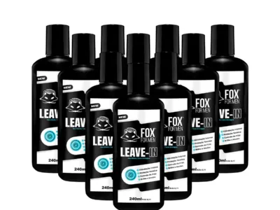 LEAVE IN 240ML FOX FOR MEN - 10 UNIDADES