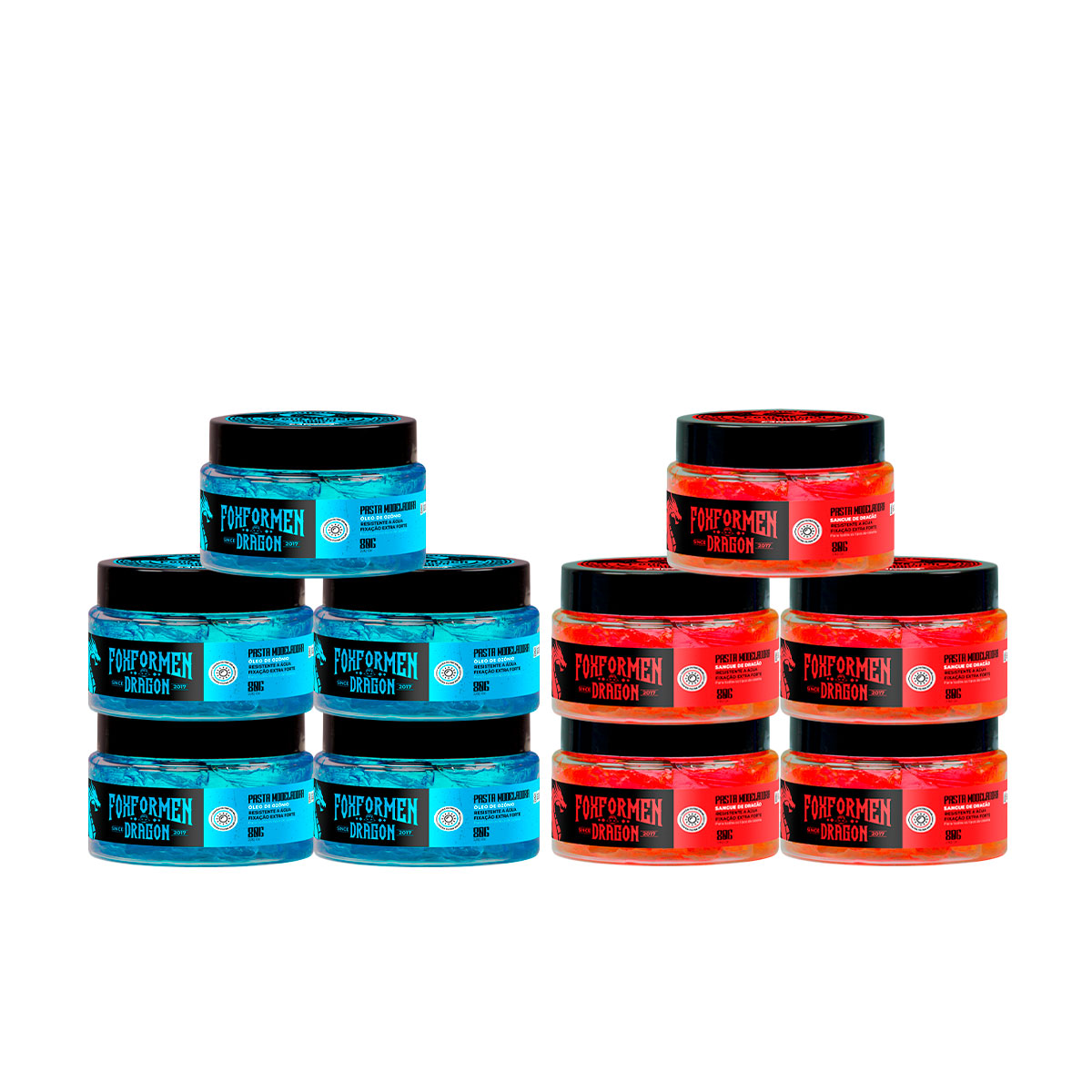 Fox Extra KIT PASTAS MODELADORA EXTRA FORTE DRAGON 10 UNIDADES - FOX FOR MEN ...